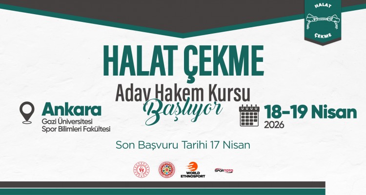 Halat Çekme Aday Hakem Kursu Nisan 2026