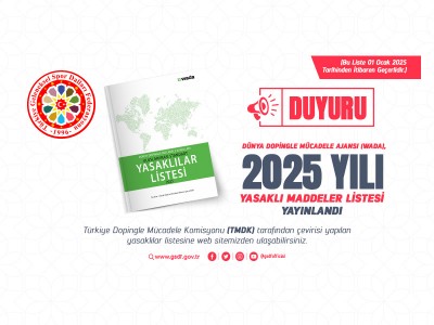 Dünya Dopingle Mücadele Ajansı (WADA), 2025 yılına ait yasaklı maddeler listesi