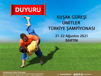 Kuşak Güreşi Ümitler Türkiye Şampiyonası 21-22 Ağustos 2021 / BARTIN
