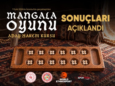 Mangala Oyunu Aday Hakem Kursu İstanbul Sınav Sonuçları-Eylül 2026