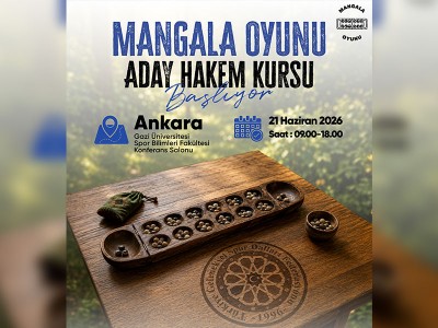 Mangala Oyunu Aday Hakem Kursu Haziran 2026