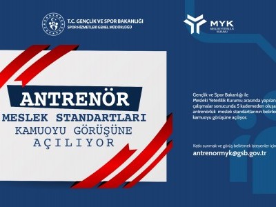 Antrenör Meslek Standartları Kamuoyu Görüşüne Açılıyor!